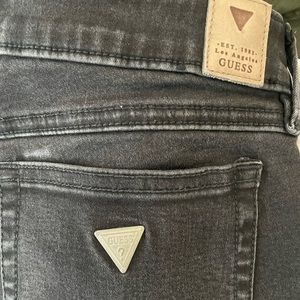 Guess Marilyn 3 Zip black jeans